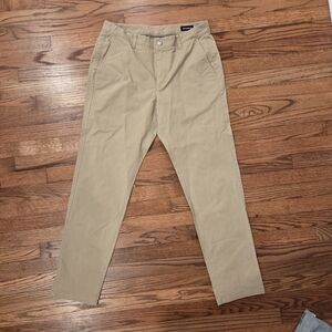 Bonobos Athletic Fit Pants 33x32 Tan/khaki